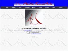 Tablet Screenshot of kamiarte.com.br